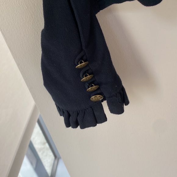 Navy Free People Button up Tunic - Picture 4 of 4